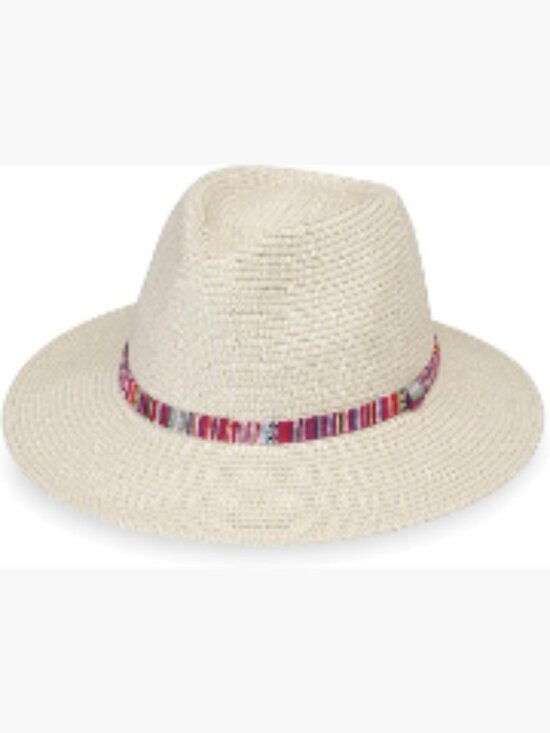 UPF 50+ Wide Brim Packable Fedora Hat main image 5
